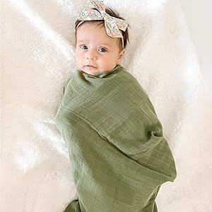 Bambusest musliintekk "Olive - Image 3